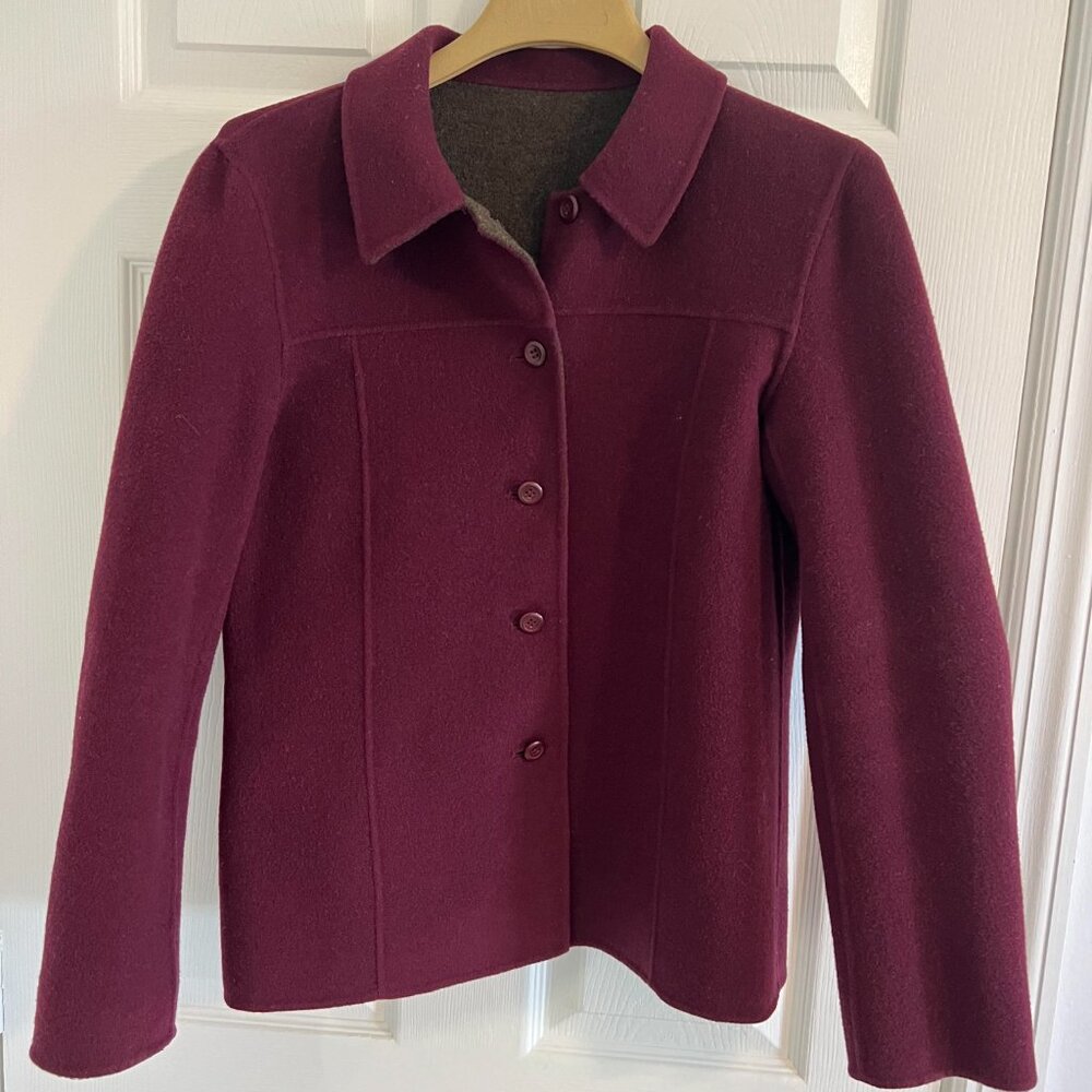 Reversible Wool Jacket - Picture 2 of 4